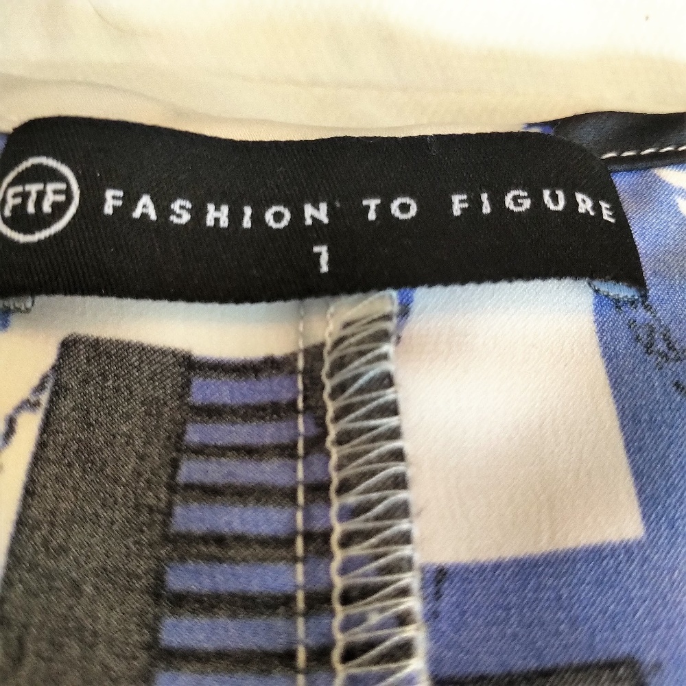 Fashion To Figure Blouse Like New 1X 2X - Picture 3 of 5